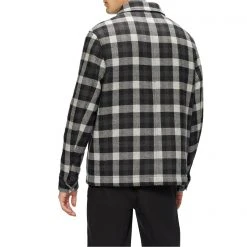 Ted Baker Incline Check Overshirt for Big & Tall Coats & Jackets Colour Grey -Outlet Wardrobe Mix Store 61802302 xxl a2