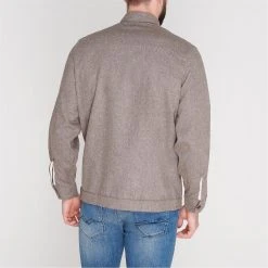 Ted Baker Ted Baker Dropoff Shacket for Big & Tall Coats & Jackets Colour Natural -Outlet Wardrobe Mix Store 61900805 xxl a2