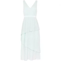 Ted Baker Ted Baker Pleat Midi Dress Womens for Prom Dresses Colour Light Blue