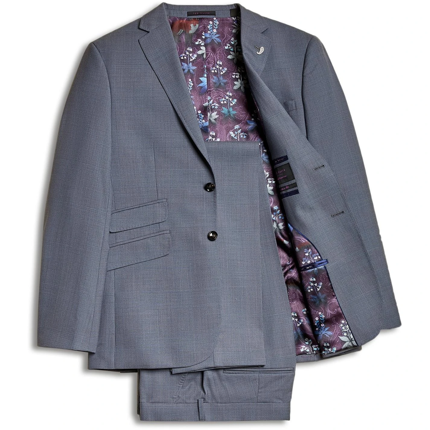 Ted Baker Ted Baker Wovinn 2 Piece Suit Mens for Complete Suits Colour Light Blue 3 Ted Baker Ted Baker Wovinn 2 Piece Suit Mens for Complete Suits Colour Light Blue