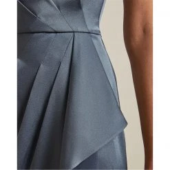 Ted Baker Ridah Waterfall Dress for Bridesmaid Dresses Colour Gunmetal 10 Ted Baker Ridah Waterfall Dress for Bridesmaid Dresses Colour Gunmetal -Outlet Wardrobe Mix Store 63380302 xxl a3