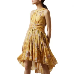 Ted Baker Fbls Midi Dress for Dresses Colour Yellow -Outlet Wardrobe Mix Store 63380813 xxl a1