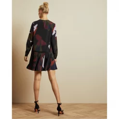 Ted Baker Rosarin Long Sleeve Dress for Dresses Colour Black -Outlet Wardrobe Mix Store 63382503 xxl a2