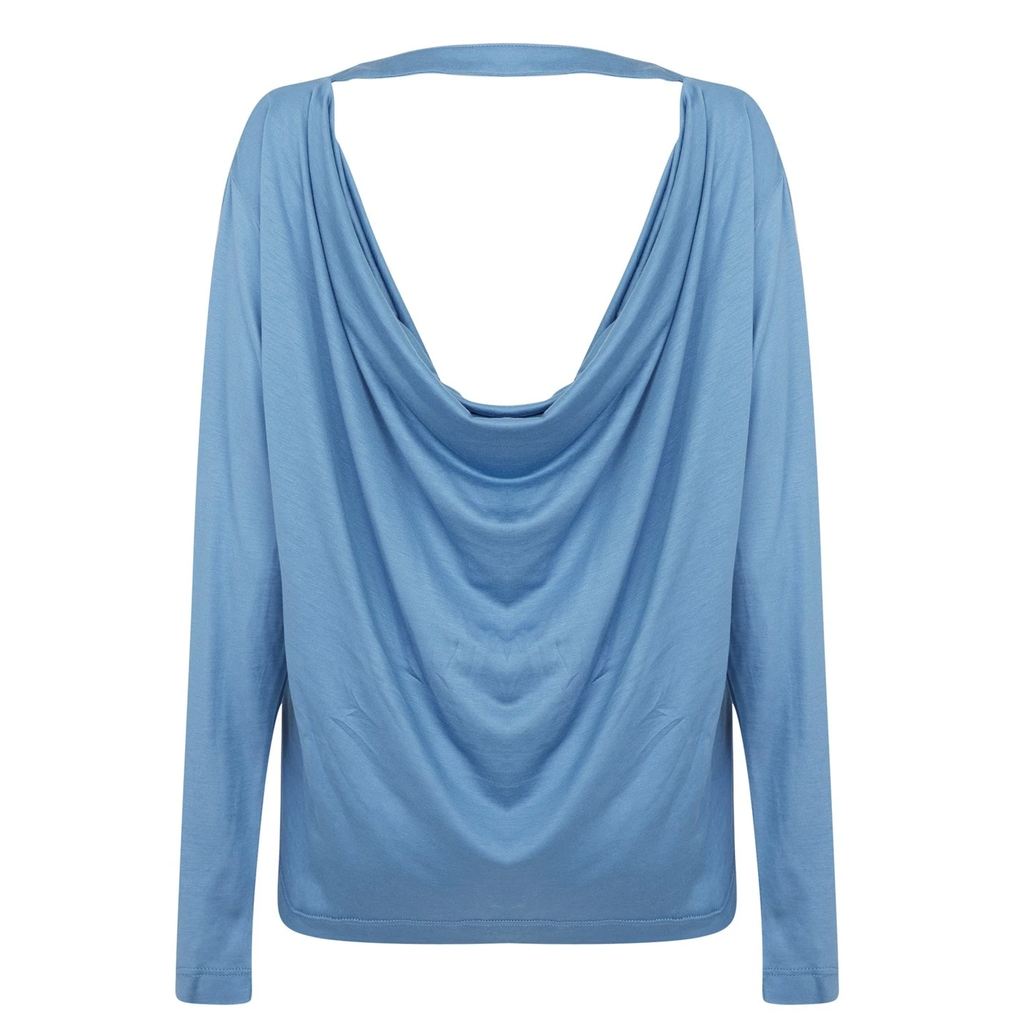 Ted Baker Summyr Slash Neck Top for Tops Colour Mid Blue 4 Ted Baker Summyr Slash Neck Top for Tops Colour Mid Blue - Image 2