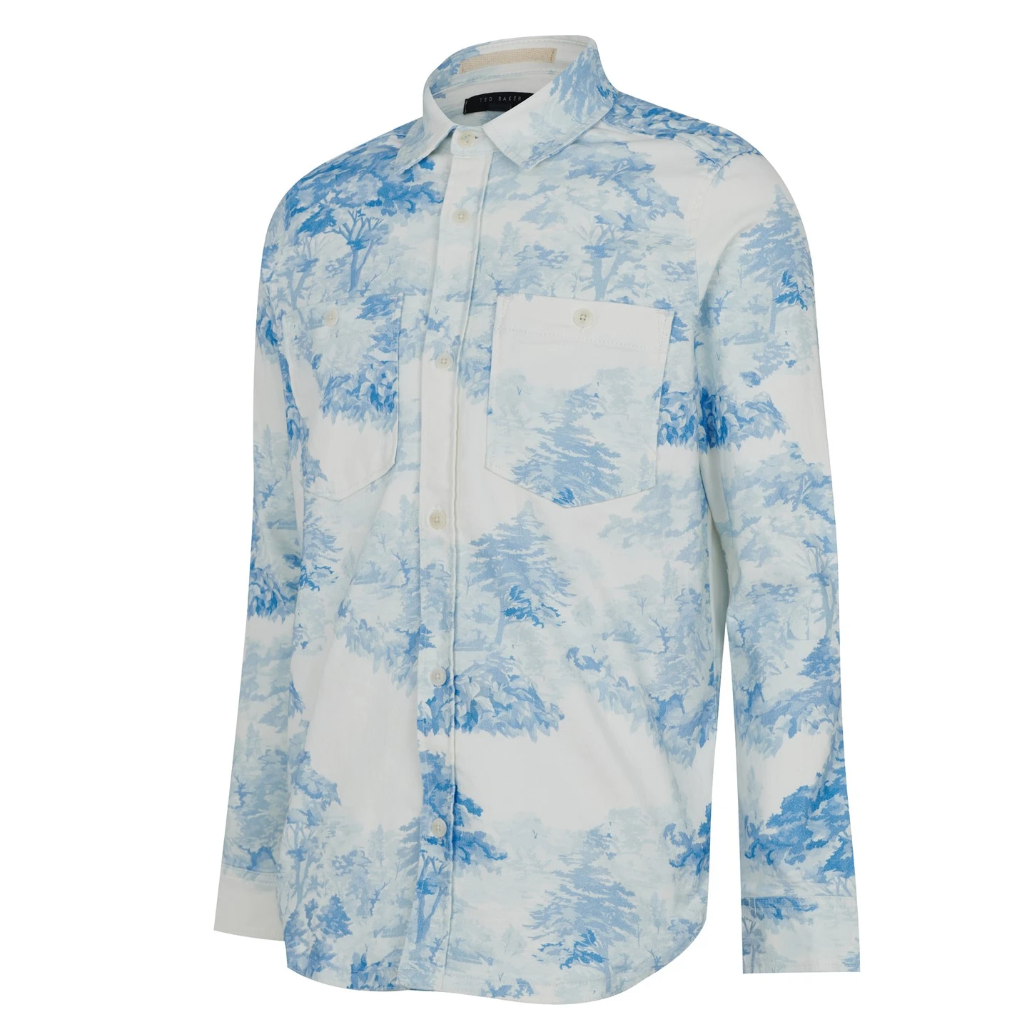 Ted Baker Liburty Denim Shirt for Casual Shirts Colour White 8 Ted Baker Liburty Denim Shirt for Casual Shirts Colour White - Image 6