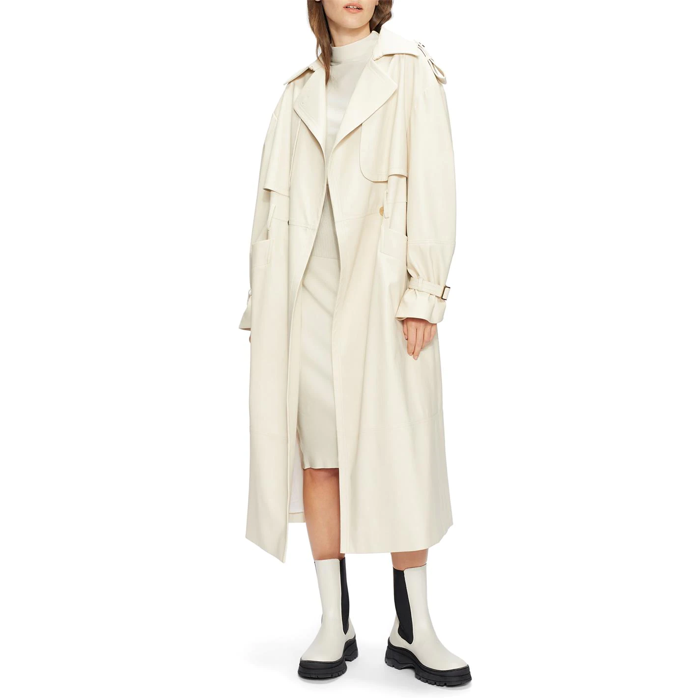 Ted Baker Alice Cocoon Midi Dress for Dresses Colour White 4 Ted Baker Alice Cocoon Midi Dress for Dresses Colour White - Image 2