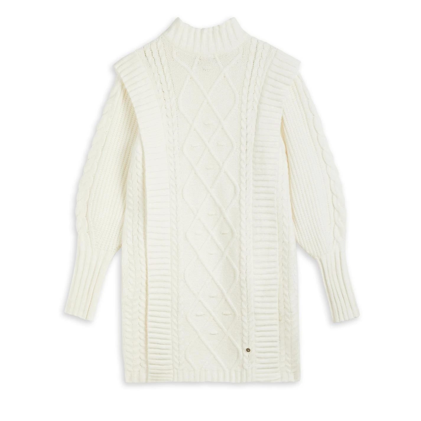 Ted Baker Arriaa Cable Knit Dress for Dresses Colour White 3 Ted Baker Arriaa Cable Knit Dress for Dresses Colour White