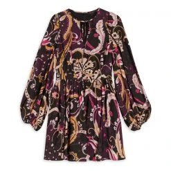 Ted Baker Rhabia Relaxed Fit Mini Dress for Dresses Colour Dp Purple