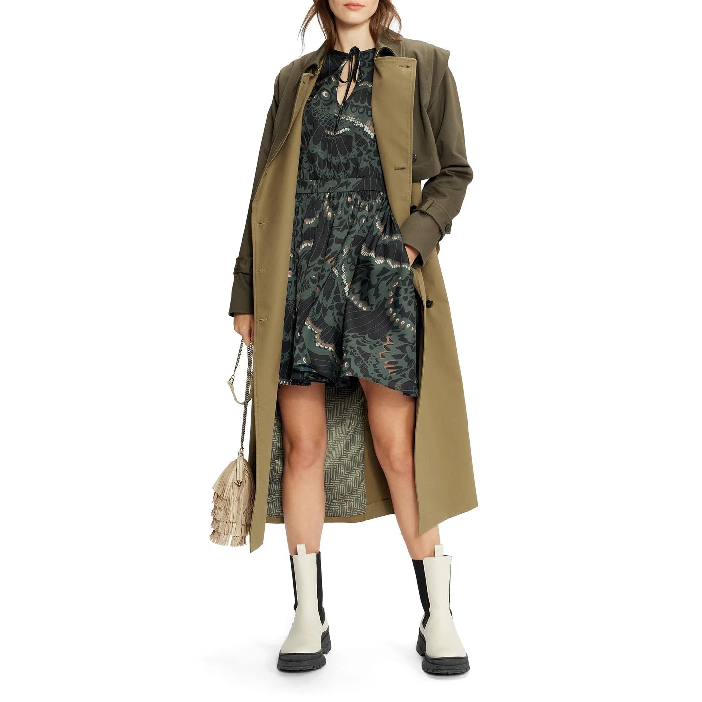 Ted Baker Chrissy Flow Skirt Dress for Dresses Colour Black 6 Ted Baker Chrissy Flow Skirt Dress for Dresses Colour Black - Image 4