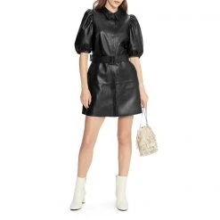 Ted Baker Chrisee Leather Dress for Dresses Colour Black 10 Ted Baker Chrisee Leather Dress for Dresses Colour Black -Outlet Wardrobe Mix Store 64763503 xxl a3