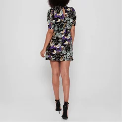 Ted Baker Saskiie Puff Shoulder Floral Mini Dress for Dresses Colour Black 10 Ted Baker Saskiie Puff Shoulder Floral Mini Dress for Dresses Colour Black -Outlet Wardrobe Mix Store 64764403 xxl a2
