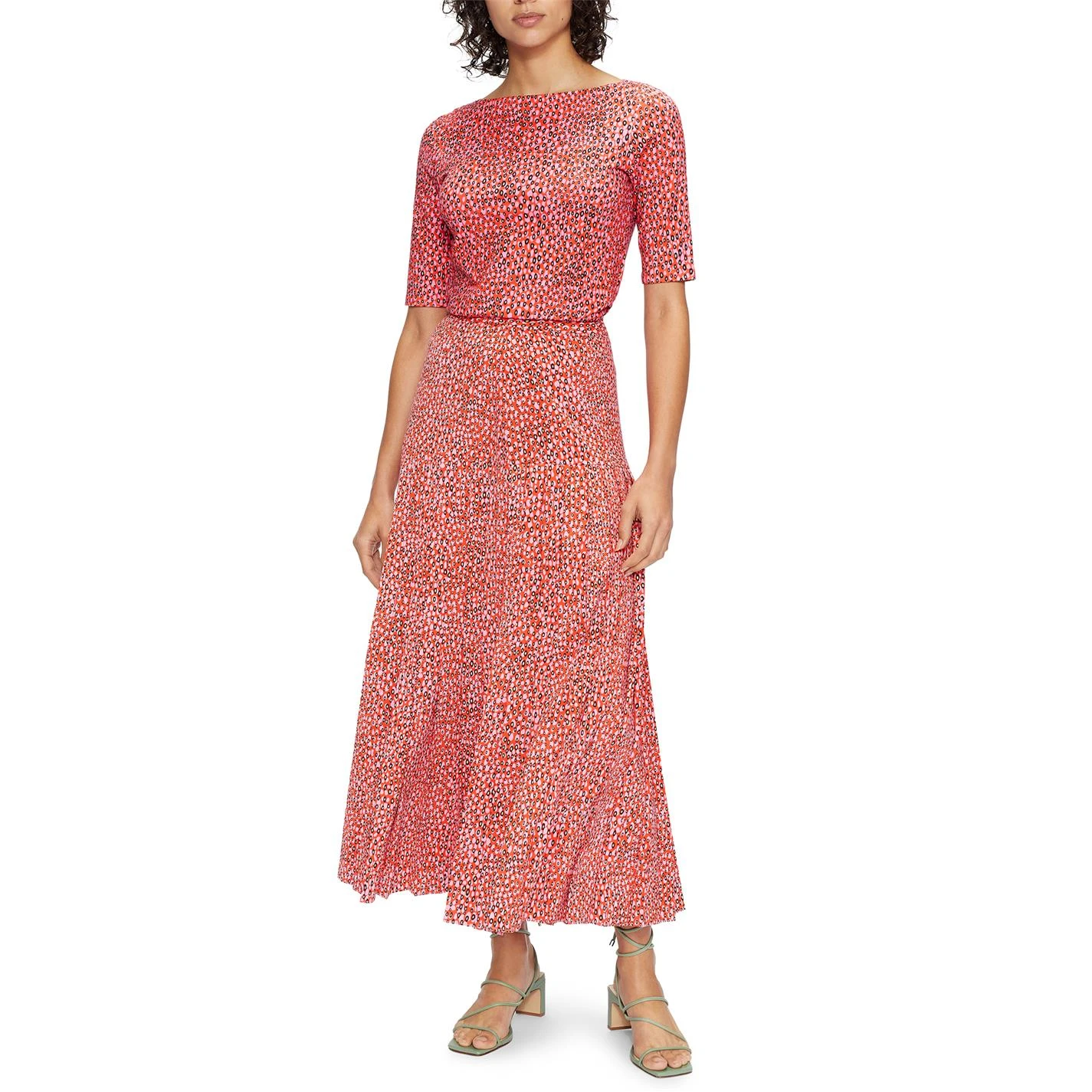 Ted Baker Willew Print T Shirt for Tops Colour Bright Pink 4 Ted Baker Willew Print T Shirt for Tops Colour Bright Pink - Image 2