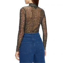 Ted Baker Teeana Mesh T Shirt for Tops Colour Black 8 Ted Baker Teeana Mesh T Shirt for Tops Colour Black -Outlet Wardrobe Mix Store 64764703 xxl a2