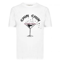 Ted Baker Zooey Chin Chin T Shirt for Tops Colour White
