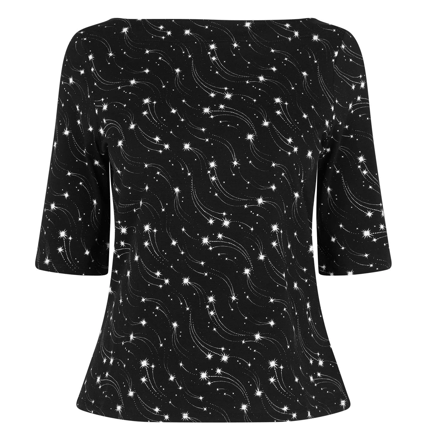Ted Baker Ted Baker Starez Star T Shirt for Tops Colour Black 3 Ted Baker Ted Baker Starez Star T Shirt for Tops Colour Black