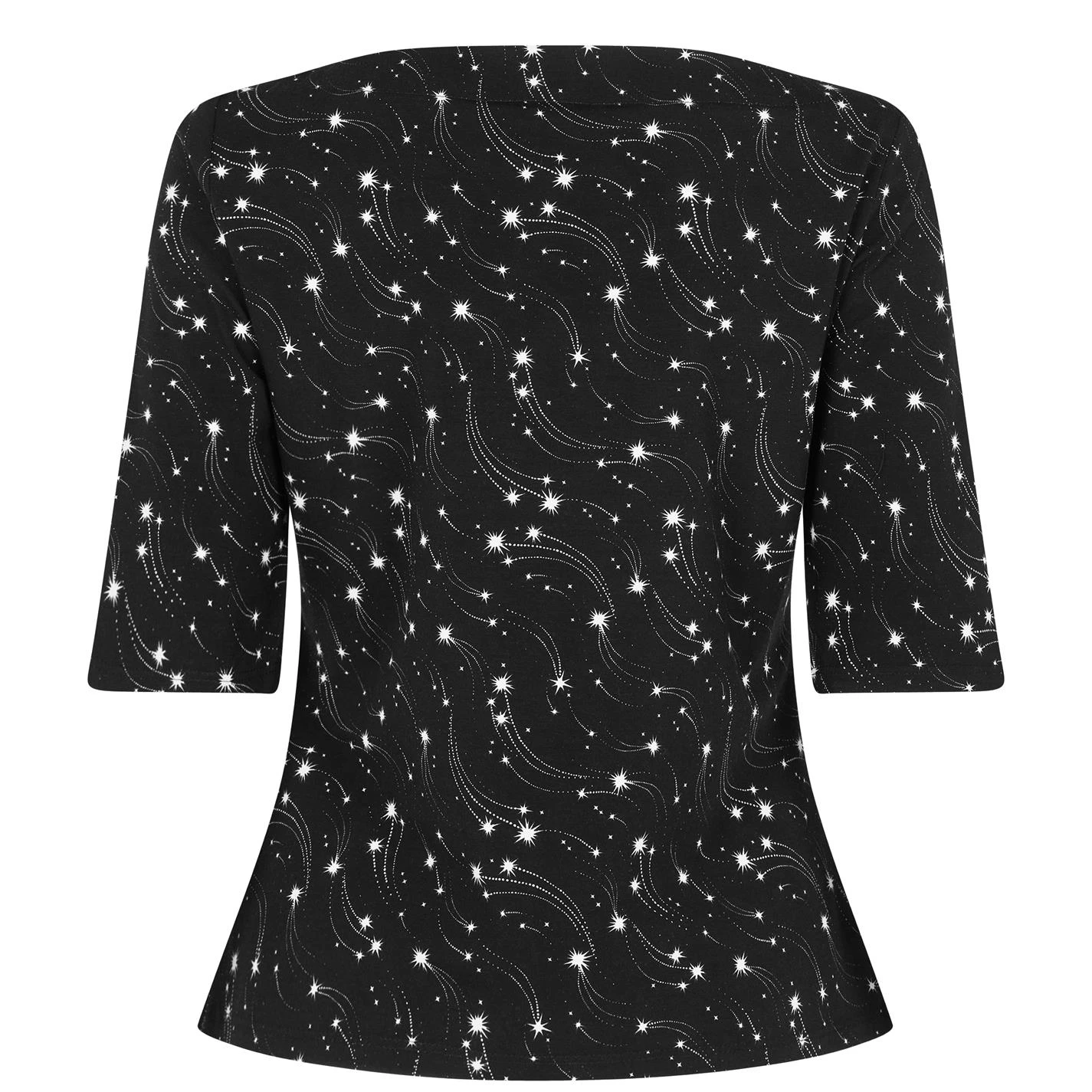 Ted Baker Ted Baker Starez Star T Shirt for Tops Colour Black 7 Ted Baker Ted Baker Starez Star T Shirt for Tops Colour Black - Image 5