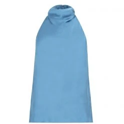 Ted Baker Jadis Cowl Sleeveless Top for Tops Colour Mid Blue