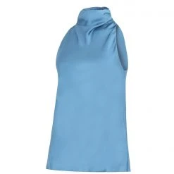 Ted Baker Jadis Cowl Sleeveless Top for Tops Colour Mid Blue -Outlet Wardrobe Mix Store 64765818 xxl a11
