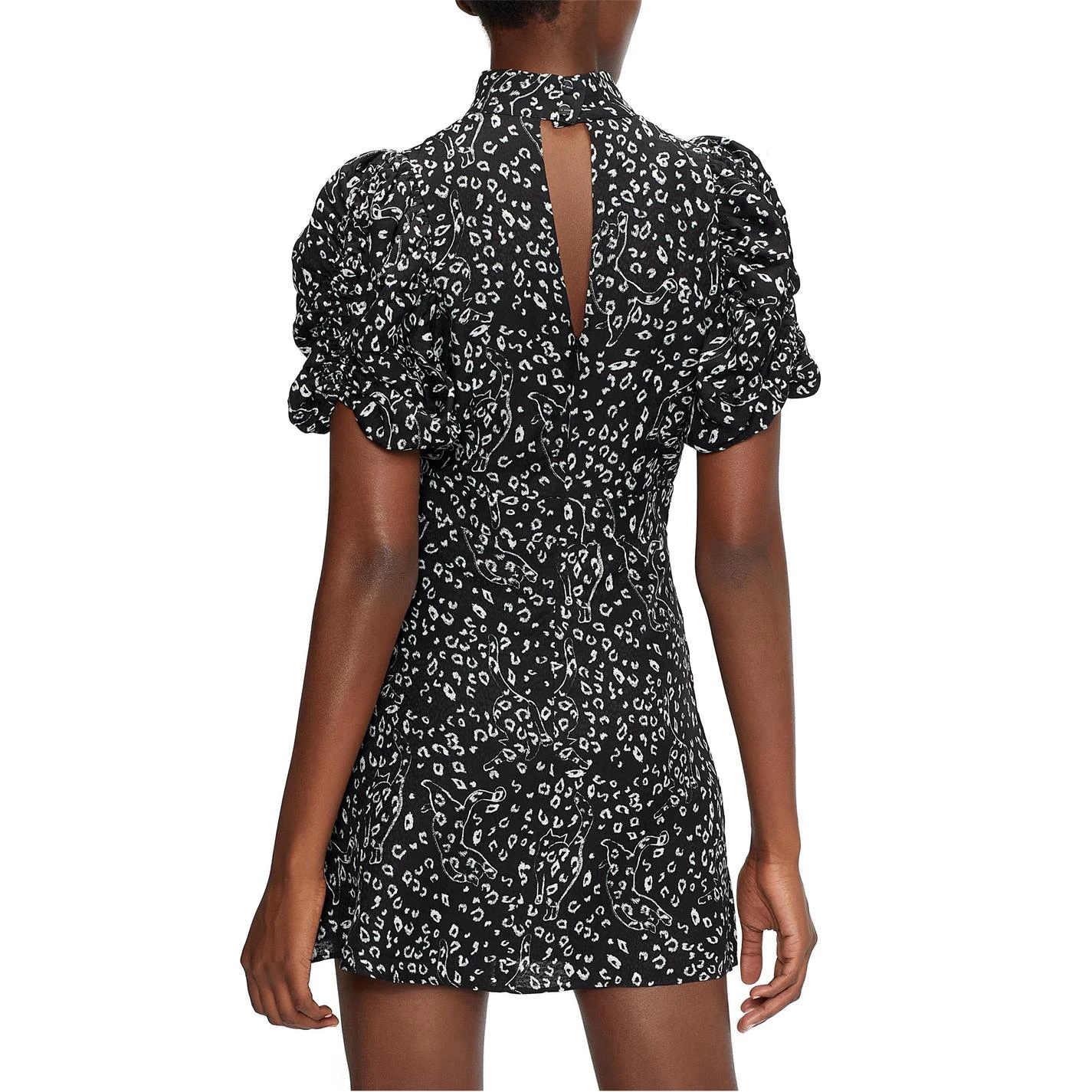 Ted Baker Raayy Puff Sleeve Dress for Dresses Colour Black 5 Ted Baker Raayy Puff Sleeve Dress for Dresses Colour Black - Image 3