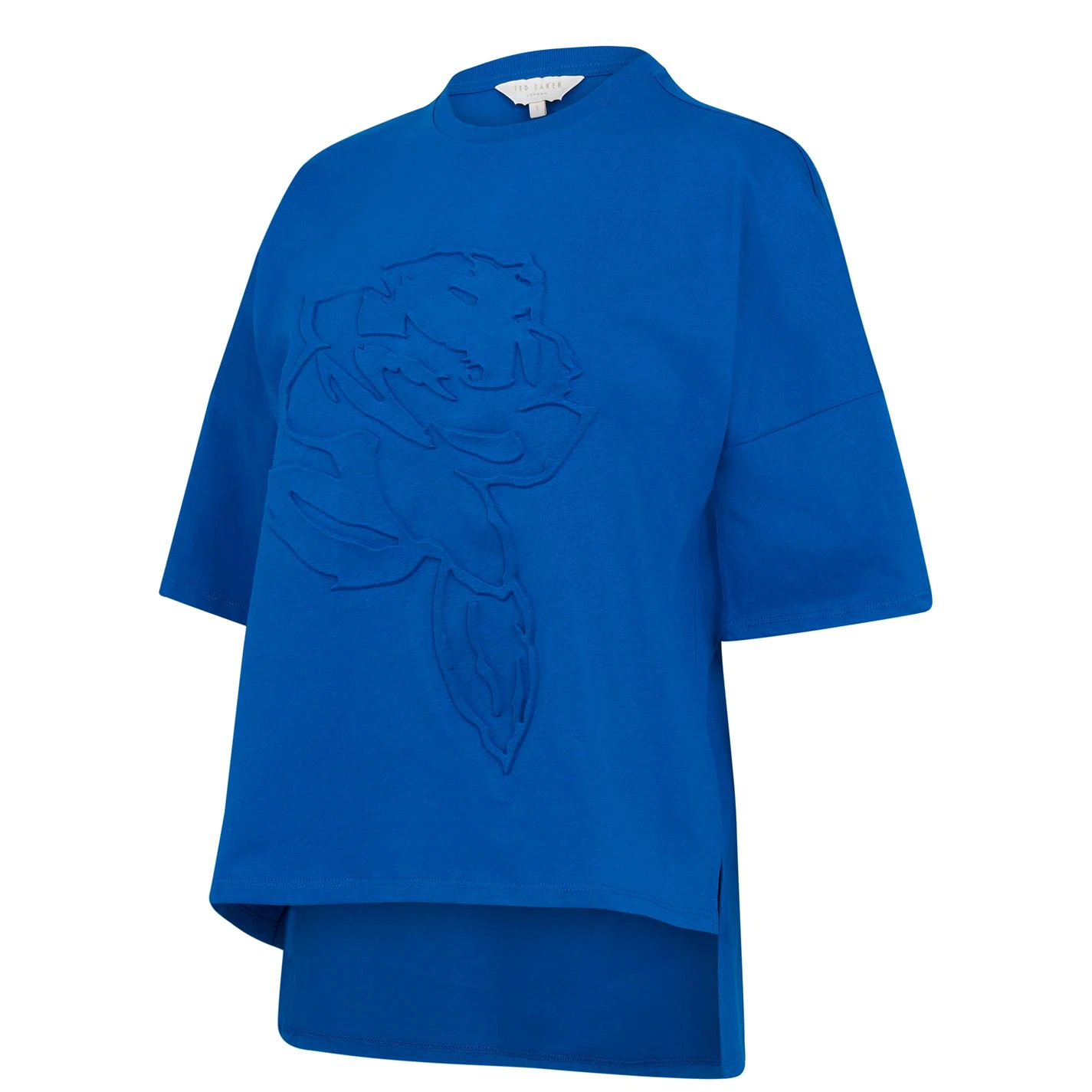 Ted Baker Ted Baker Sandyz Flower T-Shirt for Tops Colour Brt-Blue 5 Ted Baker Ted Baker Sandyz Flower T-Shirt for Tops Colour Brt-Blue - Image 3