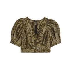 Ted Baker Marrggo Cropped Top for Tops Colour Black