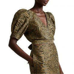 Ted Baker Marrggo Cropped Top for Tops Colour Black -Outlet Wardrobe Mix Store 64808105 xxl a3