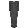 Ted Baker Chelsiy Knitted Dress for Prom Dresses Colour Black