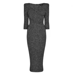 Ted Baker Chelsiy Knitted Dress for Prom Dresses Colour Black