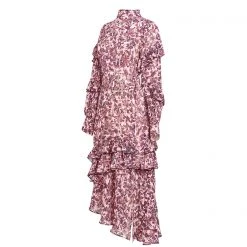 Ted Baker Alvvaa Foliage Print Layered Frilled Dress for Dresses Colour Pink -Outlet Wardrobe Mix Store 64888906 xxl a11