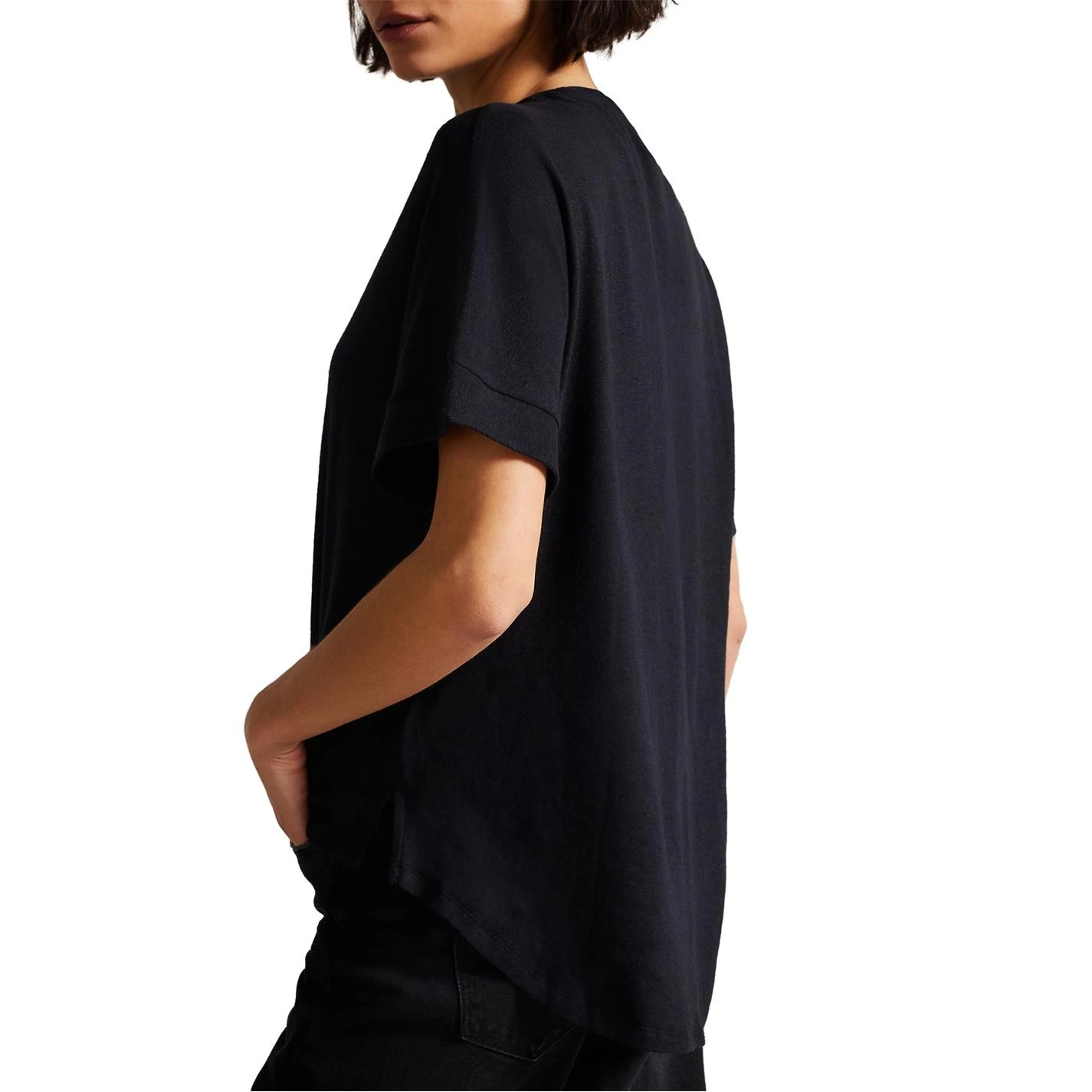 Ted Baker Emelita T-shirt for Tops Colour Black 6 Ted Baker Emelita T-shirt for Tops Colour Black - Image 4