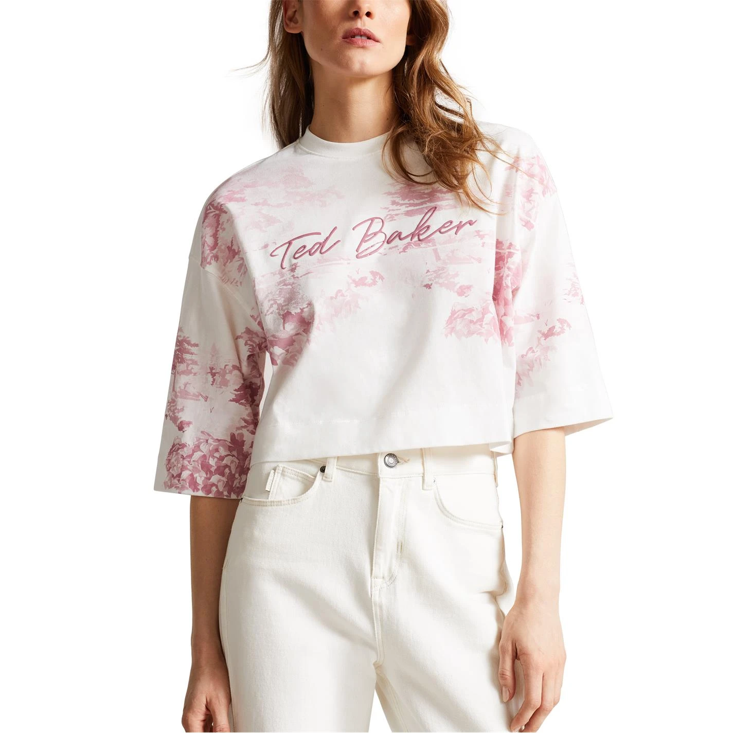 Ted Baker Teresia T Shirt for Tops Colour White 4 Ted Baker Teresia T Shirt for Tops Colour White - Image 2