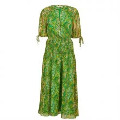Ted Baker Ursille Midi Dress for Dresses Colour Mid Green