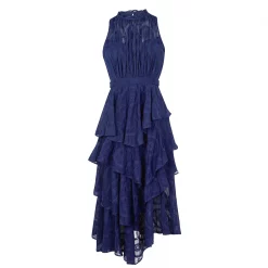 Ted Baker Floryah Embroidered Dress for Wedding Guest Dresses Colour Dk-Navy