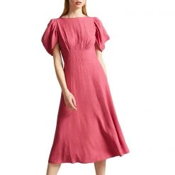 Ted Baker Tulipi Midi Dress for Wedding Guest Dresses Colour Mid Pink 9 Ted Baker Tulipi Midi Dress for Wedding Guest Dresses Colour Mid Pink -Outlet Wardrobe Mix Store 65213606 xxl a2
