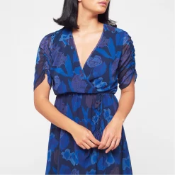 Ted Baker Juleah Ruched Sleeve Dress for Dresses Colour Dk-Navy -Outlet Wardrobe Mix Store 65217418 xxl a3