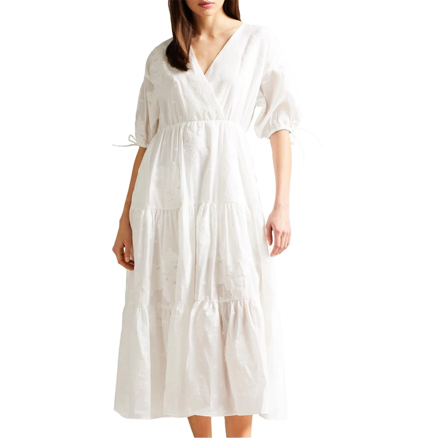 Ted Baker Darita Dress for Dresses Colour White 4 Ted Baker Darita Dress for Dresses Colour White - Image 2