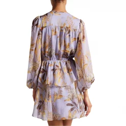 Ted Baker Gretia V-Neck Dress for Dresses Colour Lilac 11 Ted Baker Gretia V-Neck Dress for Dresses Colour Lilac -Outlet Wardrobe Mix Store 65263024 xxl a4