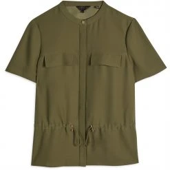 Ted Baker Anjyo Shirt for Women Colour Khaki