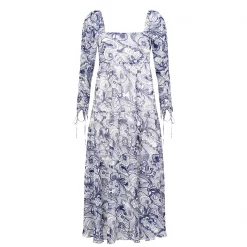 Ted Baker Adlinah Square Neck Dress for Dresses Colour Ivory