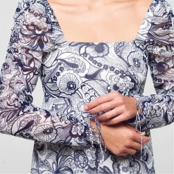 Ted Baker Adlinah Square Neck Dress for Dresses Colour Ivory -Outlet Wardrobe Mix Store 65270801 xxl a3