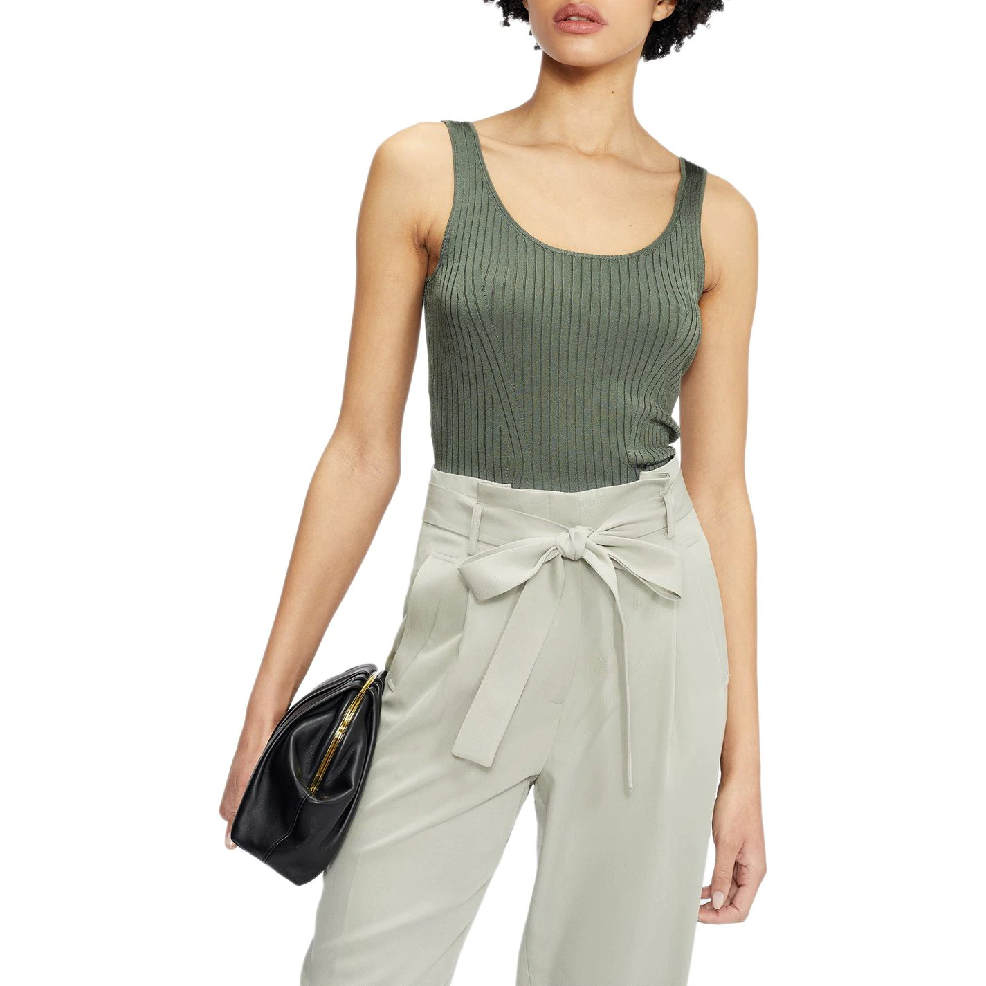 Ted Baker Noralou Vest for Tops Colour Olive 4 Ted Baker Noralou Vest for Tops Colour Olive - Image 2