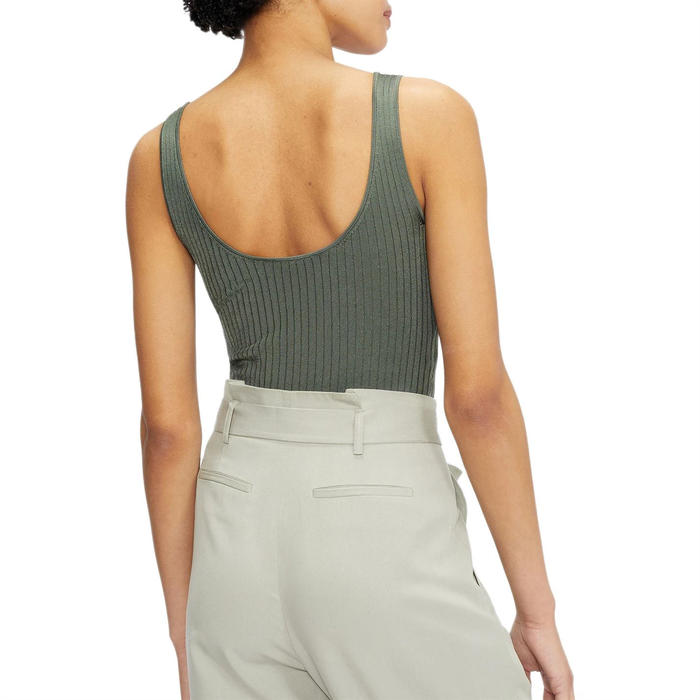 Ted Baker Noralou Vest for Tops Colour Olive 5 Ted Baker Noralou Vest for Tops Colour Olive - Image 3