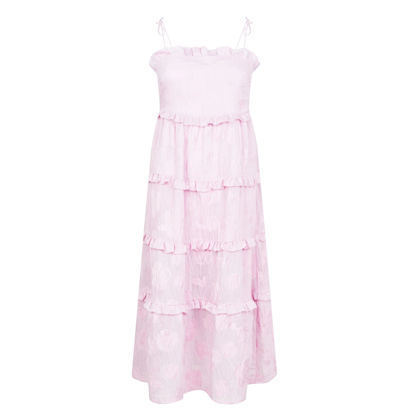 Ted Baker Strappy Tiered Midi Dress for Dresses Colour Lilac 3 Ted Baker Strappy Tiered Midi Dress for Dresses Colour Lilac