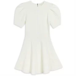 Ted Baker Velvey Dress for Dresses Colour Ivory