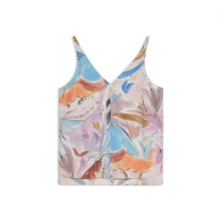 Ted Baker Summor Print Cami Top for Tops Colour Ivory