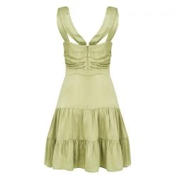 Ted Baker Phoenyx Knot Dress for Wedding Guest Dresses Colour Mid-Green -Outlet Wardrobe Mix Store 65456815 xxl a10