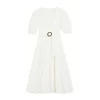 Ted Baker Poppyy Midi Dress for Dresses Colour White -Outlet Wardrobe Mix Store 65463901 xxl