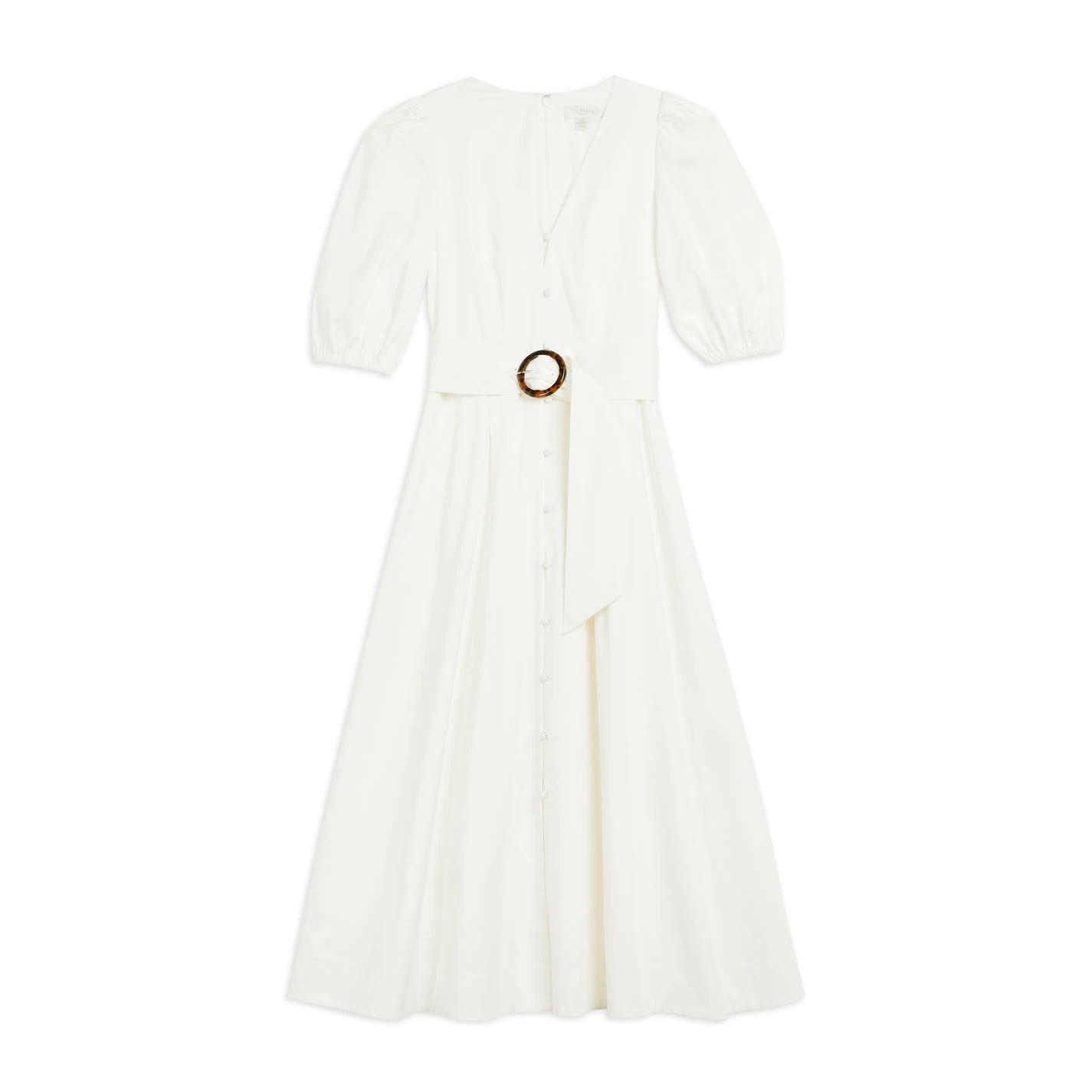 Ted Baker Poppyy Midi Dress for Dresses Colour White 3 Ted Baker Poppyy Midi Dress for Dresses Colour White
