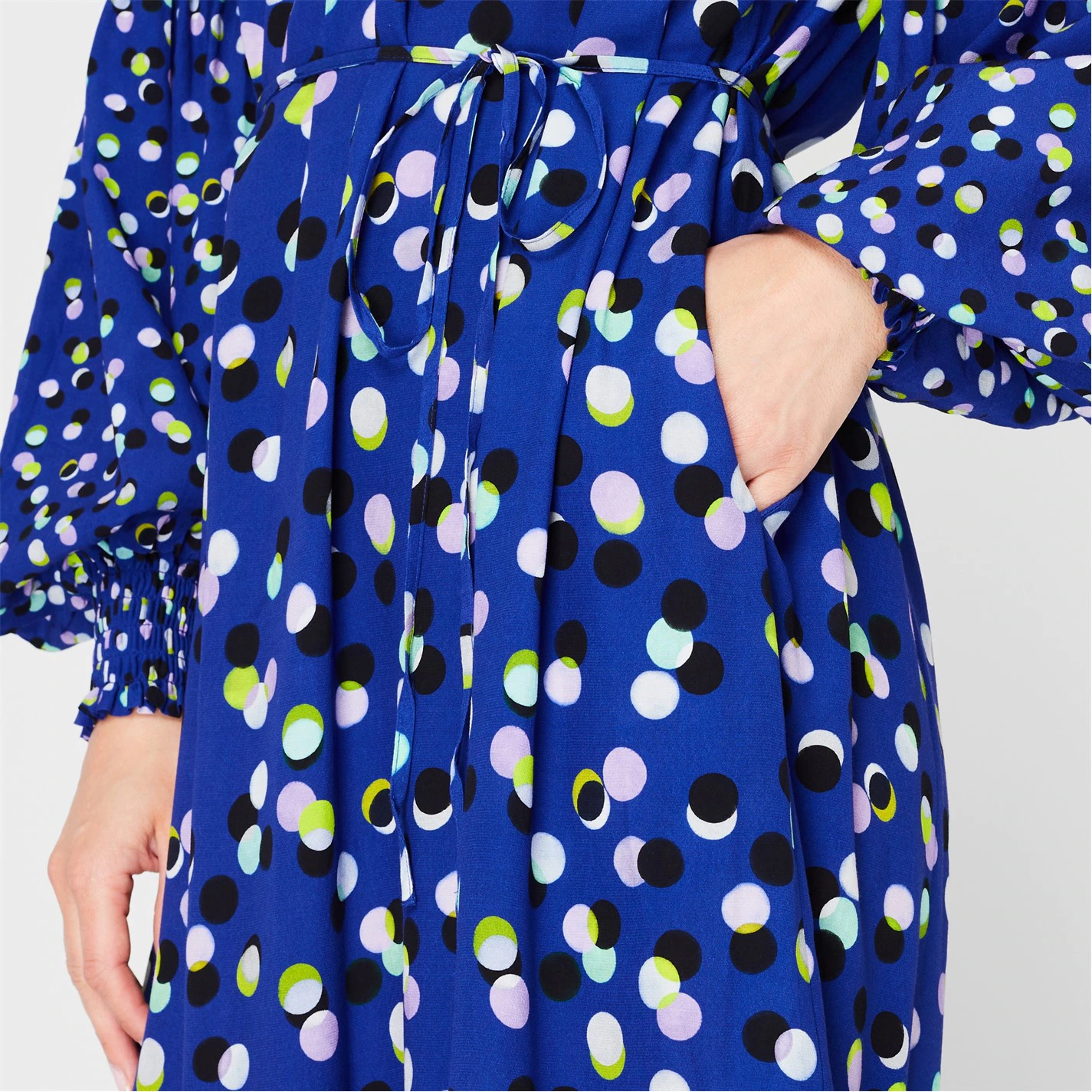 Ted Baker Skylea Midi Dress for Dresses Colour Blue 6 Ted Baker Skylea Midi Dress for Dresses Colour Blue - Image 4