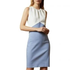 Ted Baker Turga Dress for Wedding Guest Dresses Colour Baby-Blue -Outlet Wardrobe Mix Store 65873218 xxl a1